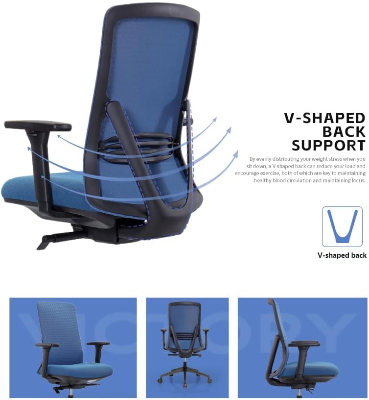 G-Pack Pro Mesh Office Chair – Adjustable 3D Arms & Soft Seat (Black)