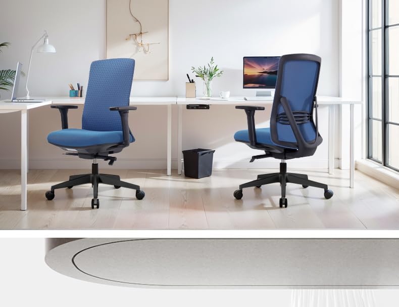 G-Pack Pro Mesh Office Chair – Adjustable 3D Arms & Soft Seat (Black)