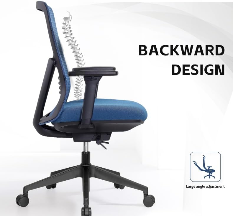 G-Pack Pro Mesh Office Chair – Adjustable 3D Arms & Soft Seat (Black)