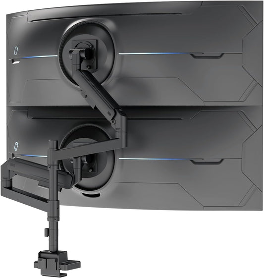 G-Pack Pro Ultrawide Dual Monitor Arm – Holds 57” Screens & 59.4 lbs Each, VESA & Gas Spring