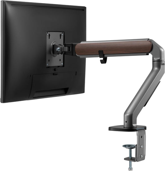 G-Pack Pro Single Monitor Arm | Spring-Assisted for 32" Screens (Silver)