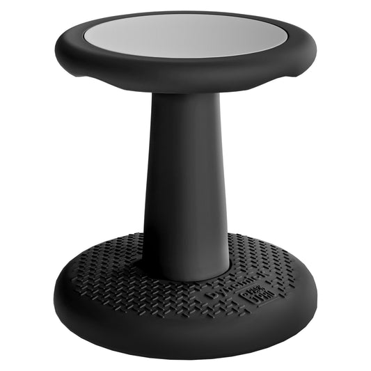 G-Pack Pro Kids Wobble Stool - Active Seating, 14" (Black)
