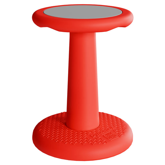 G-Pack Pro Kids Wobble Stool - Active Seating, 17.7" (Red)