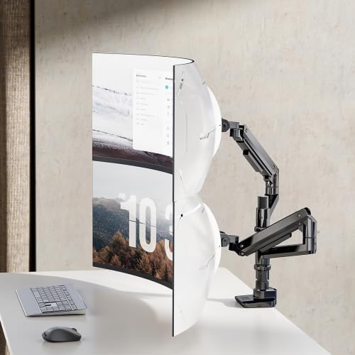 G-Pack Pro Single Monitor Arm | Heavy-Duty for 49" Screens (White)