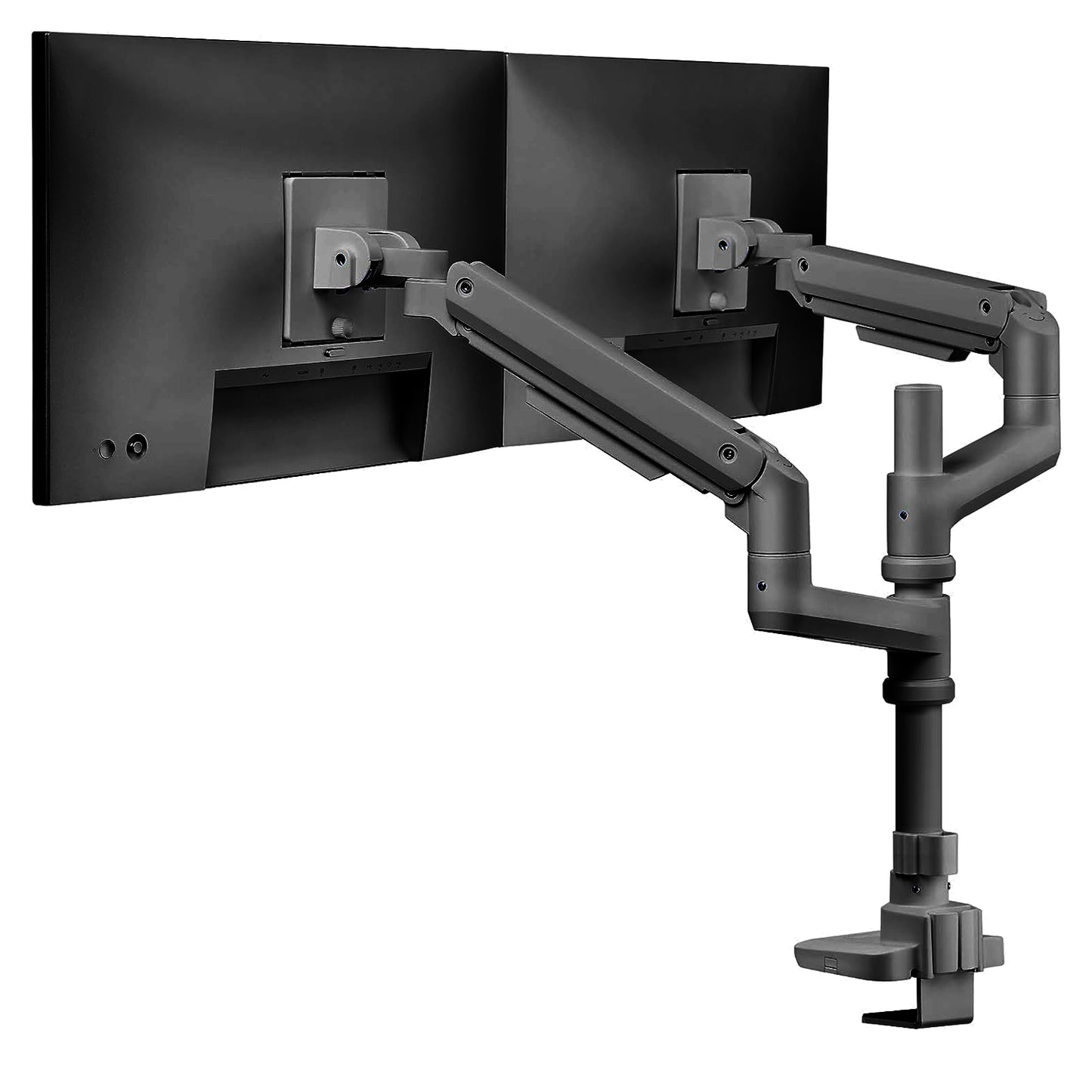 G-Pack Pro Dual Monitor Arm | Heavy-Duty Gas Spring, 49" Screens (Black)