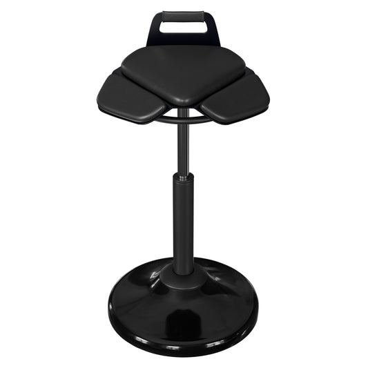 G-Pack Pro Standing Desk Chair | Height Adjustable Active Stool (Black)