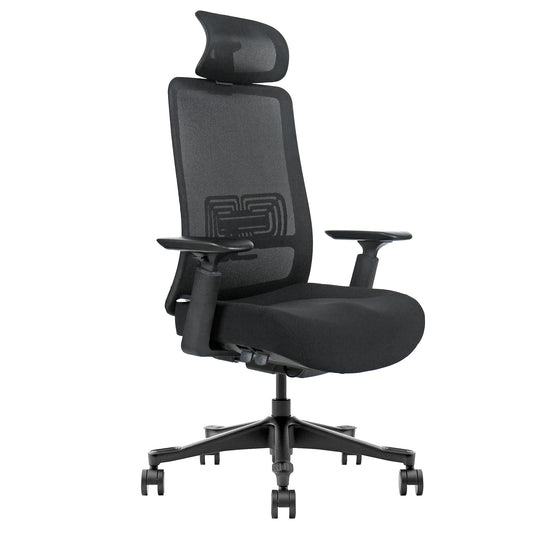 G-PACK PRO Mesh Chair with Headrest - MAX-50 (Black)