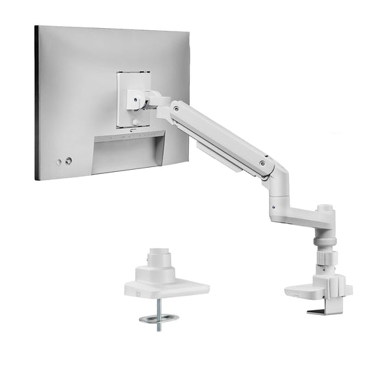 G-Pack Pro Single Monitor Arm | Heavy-Duty for 49" Screens (White)