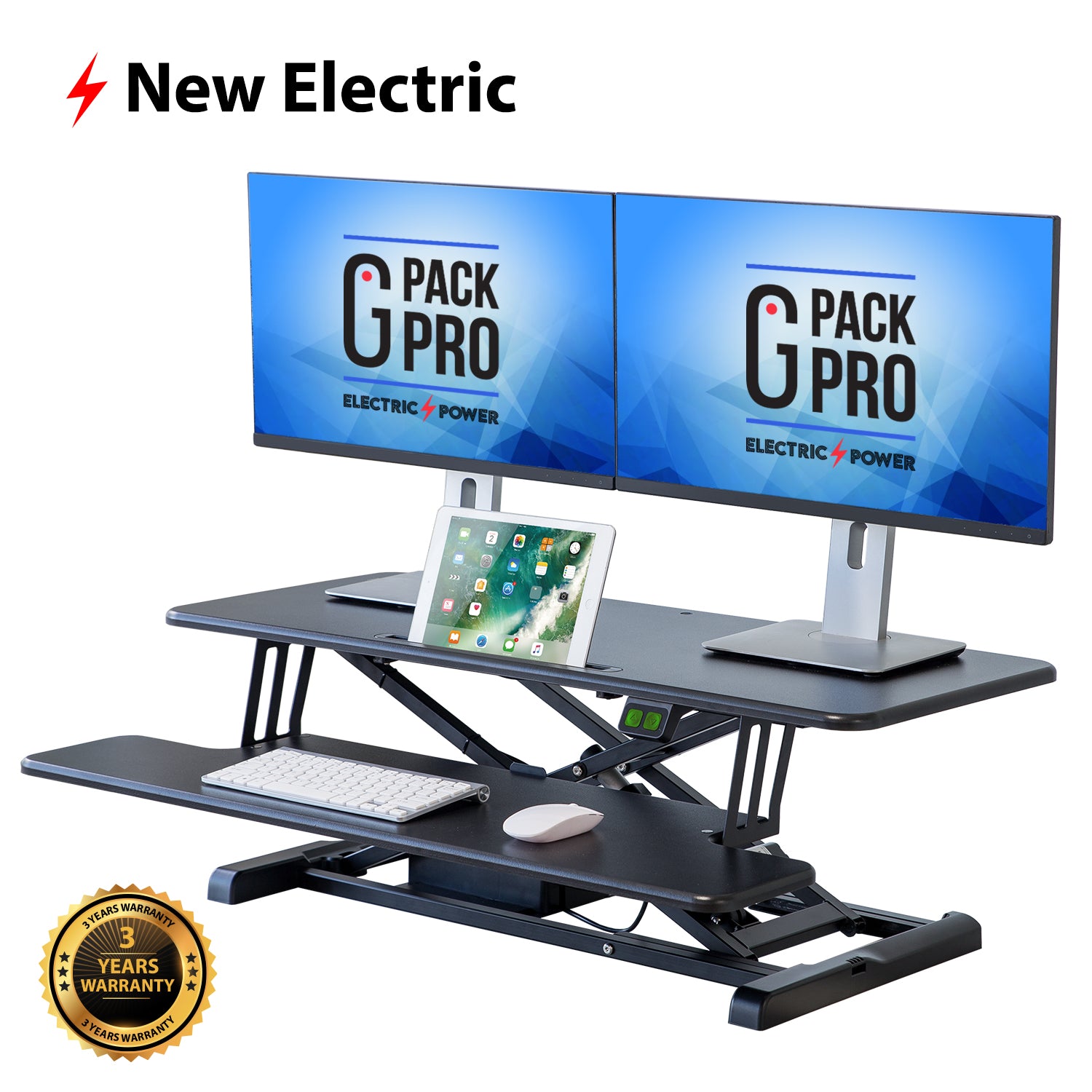 G-PACK PRO SET OF X Clamp-on Desk Pegboard, Standing Desk