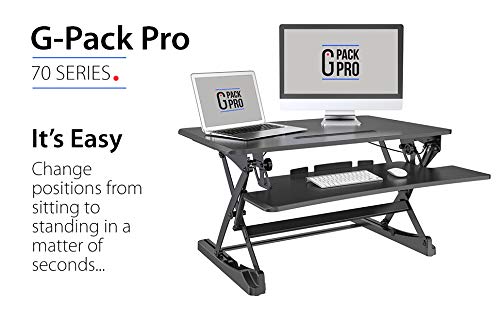 G-PACK PRO SET OF X Clamp-on Desk Pegboard, Standing Desk